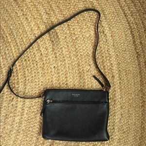 Kate Spade Black Cross Body Purse Travel Work